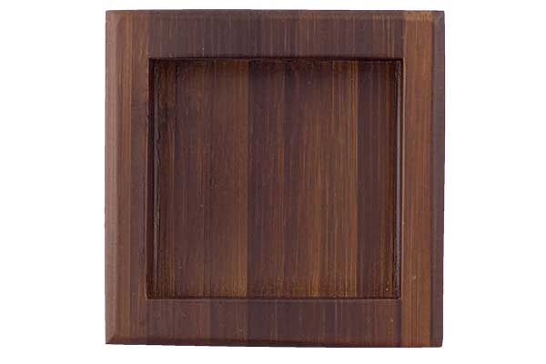 BIDOOR(ビドー) PW-925 染竹正角引手 ウォールナット染　(50×50)