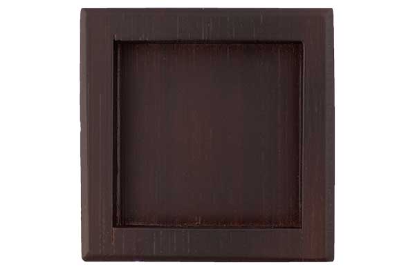 BIDOOR(ビドー) PW-926 染竹正角引手 黒檀染　(50×50)