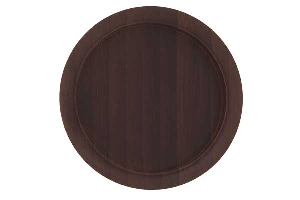 BIDOOR(ビドー) PW-936 染竹丸引手 黒檀染　(50φ)