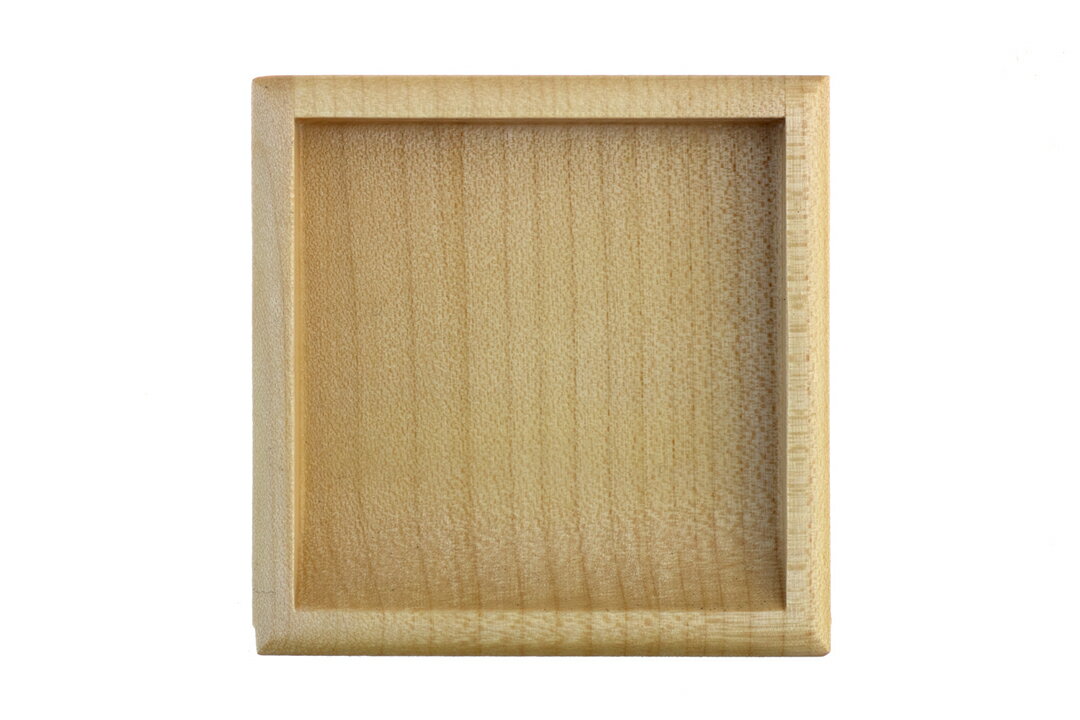 20個入 BIDOOR(ビドー) フレルテ 02‐328 深口襖引手 木製 チリ角形 ビットナチュラルウッド 大(60×60)