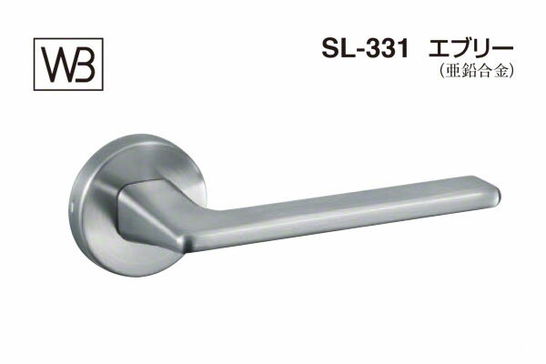 シロクマ レバー SL-331 エブリー ホワイト TB空錠付 (SL-331-R-TB-ホワイト)