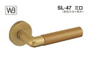 シロクマ レバー SL-47 ミロ ライトオーク GE間仕切錠付 (SL-47-R-GE-ライトオーク)