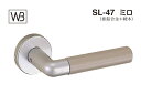 シロクマ レバー SL-47 ミロ グレー SD表示錠付 (SL-47-R-SD-グレー)