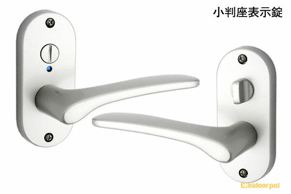 川口技研 GIKEN Jレバー No.20 塗装ニッケル　小判座表示錠 (BS60) JL-20-4K-TN-60