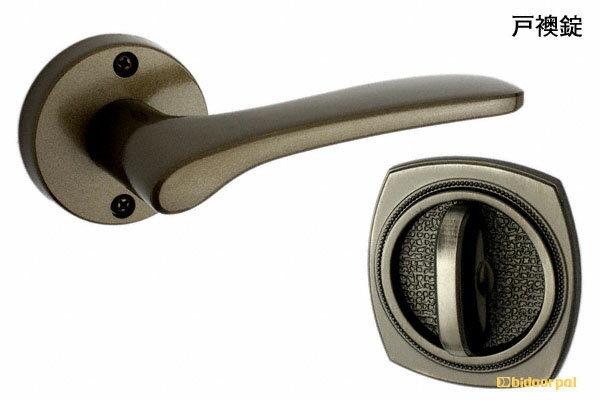 20セット入 川口技研 GIKEN Jレバー No.20 塗装ブラウン 丸座戸襖錠(右) (BS65) JL-20-2M-TBr-R-65