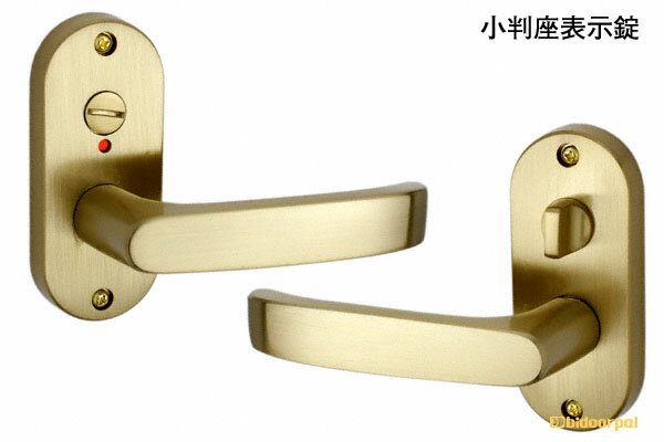 川口技研 GIKEN Jレバー No.24 サテンゴールド　小判座表示錠 (BS50) JL-24-4K-SG-50