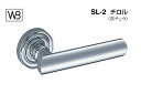 シロクマ レバー SL-2 チロル クローム GC玄関錠付 (SL-2-R-GC-クローム)(4)
