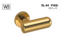 シロクマ レバー SL-64 宇宙船 金 GC玄関錠付 (SL-64-R-GC-金)