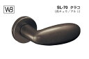 シロクマ レバー SL-70 タラコ アンバー塗装(アルミ) GD表示錠付 (SL-70-R-GD-アンバー)