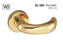 シロクマ レバー SL-300 チャイルド 金 GE間仕切錠付 (SL-300-R-GE-金)