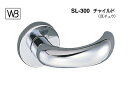 シロクマ レバー SL-300 チャイルド クローム GC玄関錠付 (SL-300-R-GC-クローム)(4)
