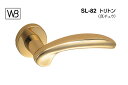 シロクマ レバー SL-82 トリトン 金 GE間仕切錠付 (SL-82-R-GE-金)