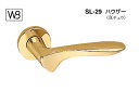 シロクマ レバー SL-29 ハウザー 金 GD表示錠付 (SL-29-R-GD-金)