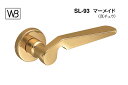 シロクマ レバー SL-93 マーメイド 金 GD表示錠付 (SL-93-R-GD-金)