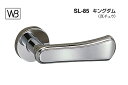 シロクマ レバー SL-85 キングダム クローム GC玄関錠付 (SL-85-R-GC-クローム)