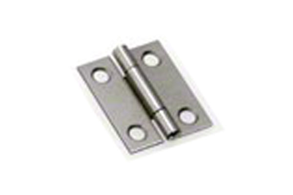 100枚入 PALHARD 鉄薄口蝶番 生地 (ビス無)　25mm