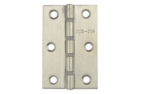 20枚入 フジテックジャパン ステンレス丁番 厚口 ナイロンリング入 HL (木ネジ付)　64mm (コード11134)