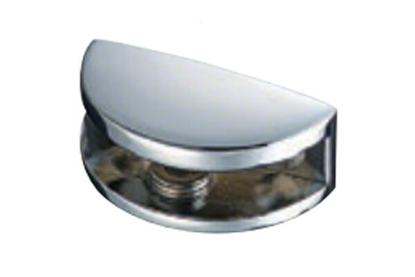 10個入 シロクマ TG-52 プレーン棚グリップ クローム 小 (対応棚板厚5-8mm)