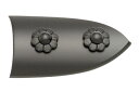 BIDOOR(ビドー) EC-25 笹金物 半笹形 黒焼付塗装 80号