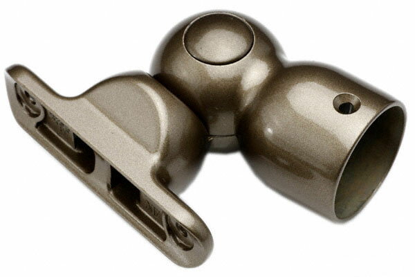 10個入 シロクマ BR-135-アンバー 自在エンド丸棒用 35φ