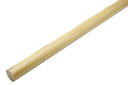 シロクマ BR-35W-ライトオーク タモ集成材丸棒 1500mm 【メーカー直送直送商品】