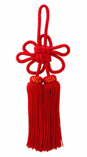 BIDOOR(ビドー) JR-12 菊結引手房 芯入 赤 (2本1組)　50号