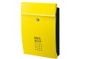 堺トレード メールボックス鍵付き SHPB05A-YB (イエロー) ‐
