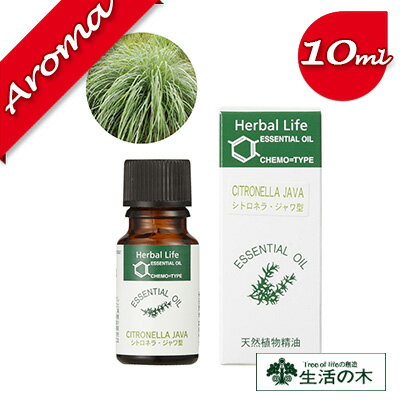 【生活の木】シトロネラ・ジャワ型 10ml【エッセンシャルオイル|アロマオイル|精油|アロマ|oil|香り|癒し】