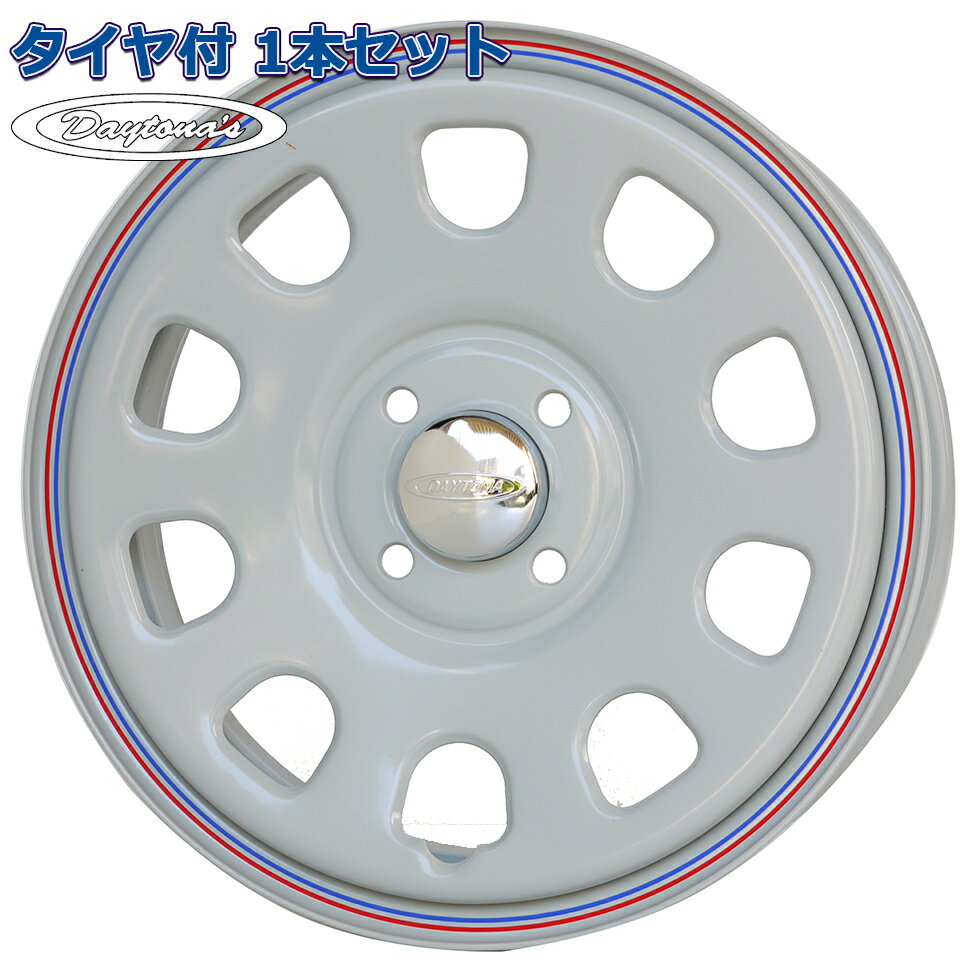 165/55R15 NEOLIN NEOGREEN デイトナ DAYTONAS G2 グレー 15インチ 4H-100 タイヤ付ホイール1本価格 ハスラー