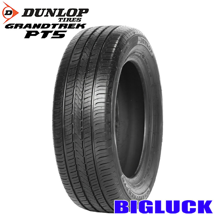 【タイヤ交換可能】235/55R18 100V DUNLOP GRANDTREK PT5 ダンロップ グラントレック 24年製 日本製 新品 サマータイヤ 1本価格