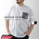 全品送料無料 GENUINE Dickies ジェニュインディッキーズ Tシャツ 大きいサイズ メンズ 春 無地 半袖 ポケット 付き ティーシャツ ポケットTシャツ ポケT 迷彩 カモフラ ストライプ ストリート アメカジ カジュアル おしゃれ オシャレ 大人 白 黒 2L 3L 4L 5L