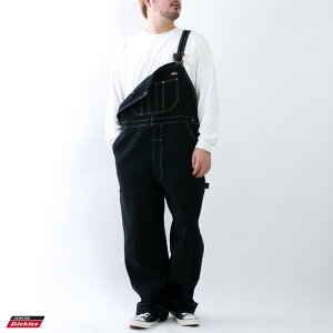 GENUINE Dickies ジェニュイン ディッキーズ オーバーオール 大きいサイズ メンズ デニム オールインワン ワークウェア アメカジ カジュアル おしゃれ オシャレ 黒 LL XL 2L 3L 4L 5L 30代 40代 50代 春 夏 秋 冬 RSL