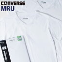 CONVERSE コンバース 2枚組 2P Vネック Tシャツ メンズ レディース ユニセックス 無地 綿混 シンプル ベーシック アンダーウェア インナー 肌着 薄手 おしゃれ オシャレ コーデ 人気 かわいい 大人 30代 40代 50代 春 夏 秋 白 M L LL XL 2L 最強配送 RSL