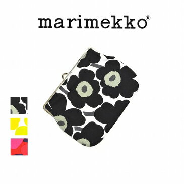 ★【期間限定ポイント】ポーチ/ marimekko【マリメッコ】52633-3-1539 Puolikas Kukkaro Mini Unikko がま口ポーチ(大)【正規取扱】