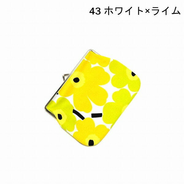 ★【期間限定ポイント】ポーチ/ marimekko【マリメッコ】52633-3-1539 Puolikas Kukkaro Mini Unikko がま口ポーチ(大)【正規取扱】