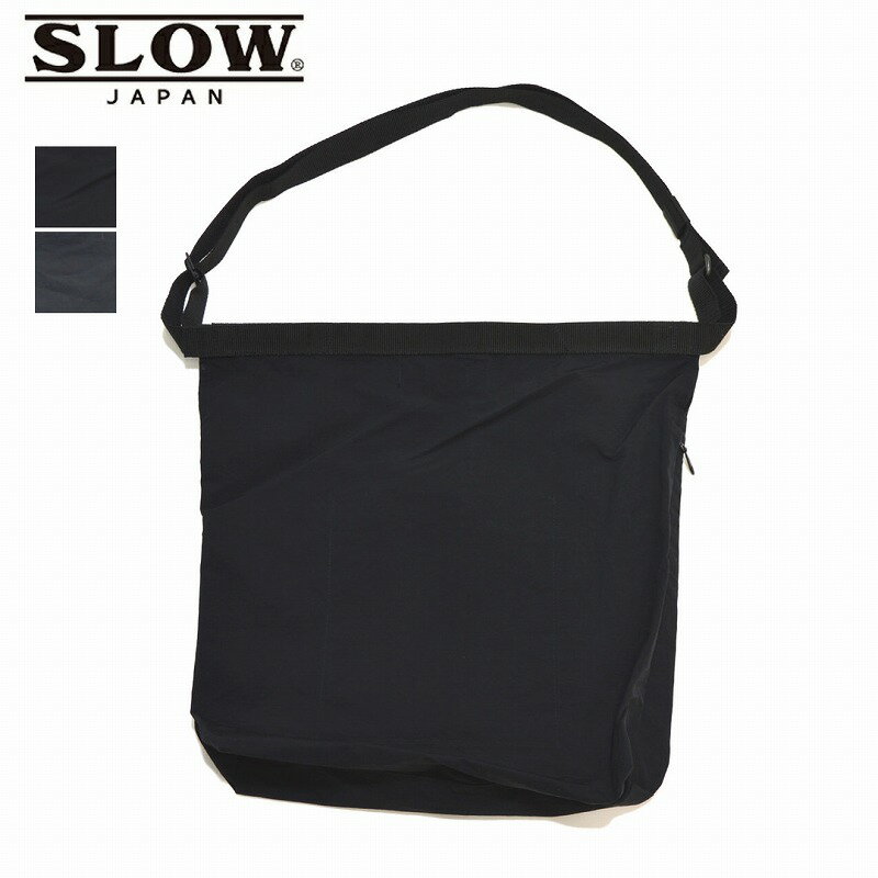SLOW ハンティングショルダーバッグ ネイビー グリーン ユニセックス
