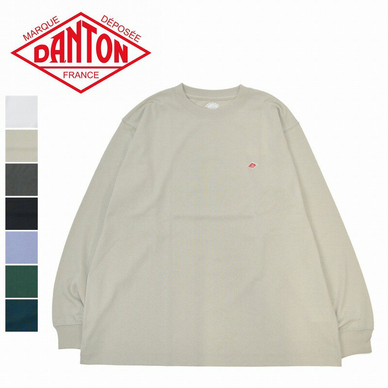 ダントン DANTON/Tシャツ/クルーネックロングスリーブ PLAIN LONG SLEEVE T-SHIRT/DT-C0200 TCB/メンズ【正規取扱】