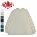 メンズ/ DANTONDT-C0200 TCB 　PLAIN LONG SLEEVE T-SHIRT　クルーネックロングスリーブ2024春夏