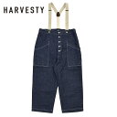 レディース/ HARVESTYA12401 10ozノンフェイドデニム サスペンダーガーデンパンツ2024春夏