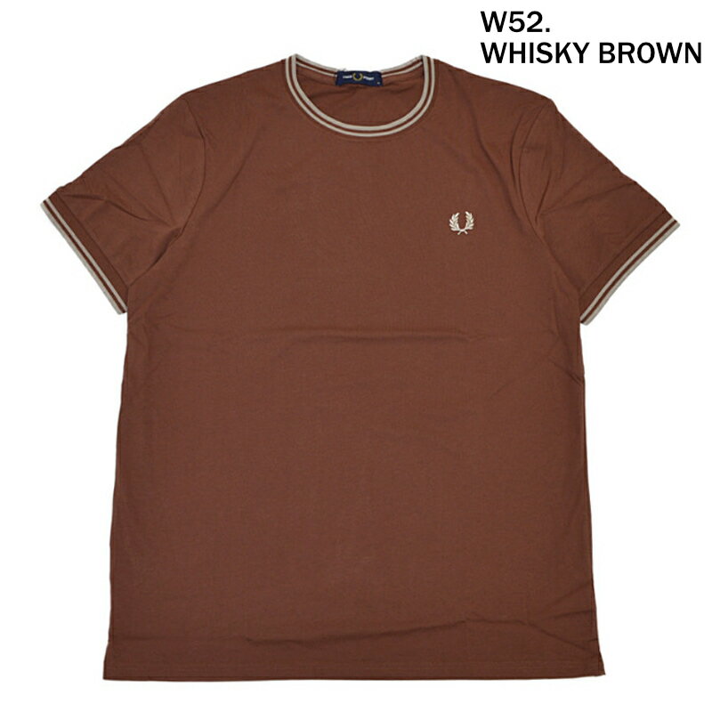Tシャツ・カットソー FRED PERRY Men T Shirts FPM351950 BROWN 楽天市場】フレッドペリー tシャツ(カラーブラウン)の通販