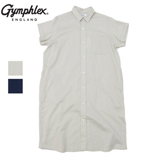 ジムフレックス Gymphlex/ワンピース/レギュラーカラー シャツ ワンピース/GY-B0243 LIP/レディース 【正規取扱】 ジムフレックス Gymphlex/ワンピース/レギュラーカラー シャツ ワンピース/GY-B0243 LIP/レディース 【正規取扱】