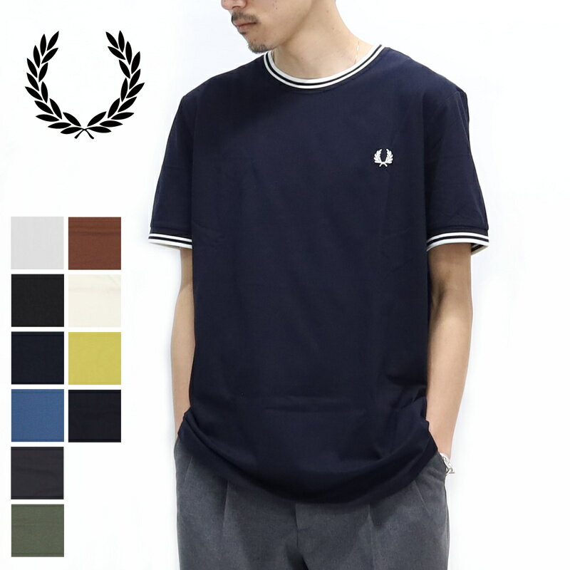 フレッドペリー FRED PERRY/Tシャツ カットソー/ツインティップド Tシャツ/M1588/メンズ【正規取扱】のサムネイル