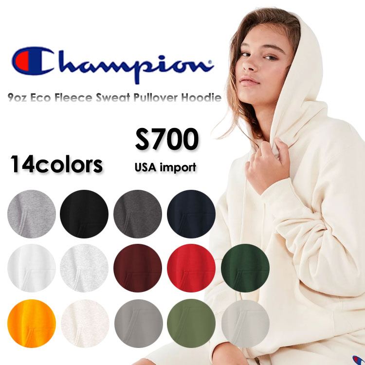 【正規品】 チャンピオン パーカー USAモデル Champion 9oz Eco Fleece Sweat ユニセックス メンズ レ..