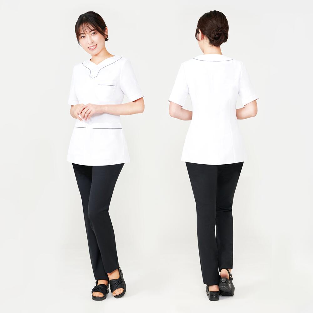 Lin de Lin リン デ リン チュニック2201 LDL-2201 業務用 サロン エステ 正規品 CML シーエムエル エステユニフォーム サロン制服 作業服 シンプル