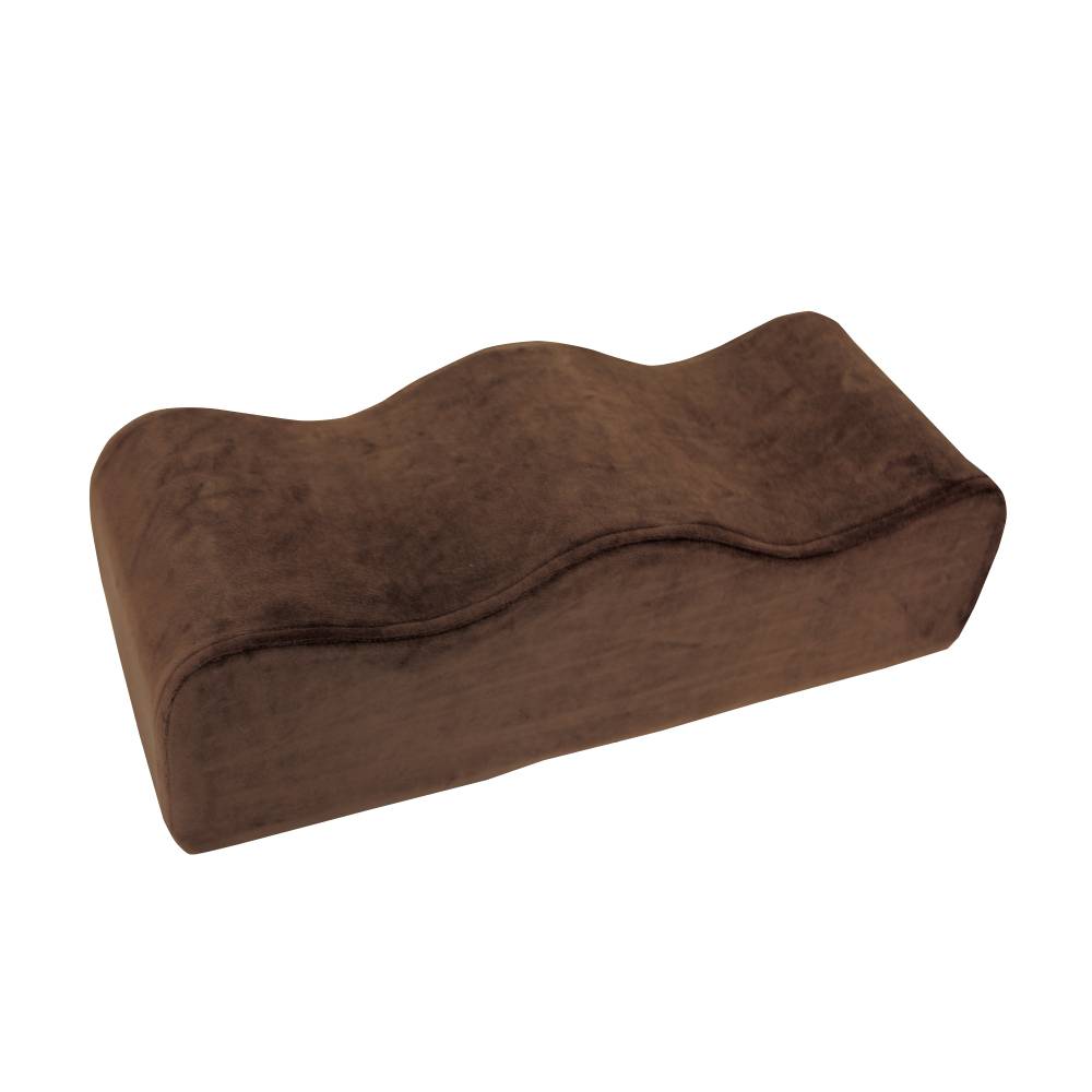 CKL ベロア 足専用山型 ブラウン エステ サロン ベロア生地 クッション 枕