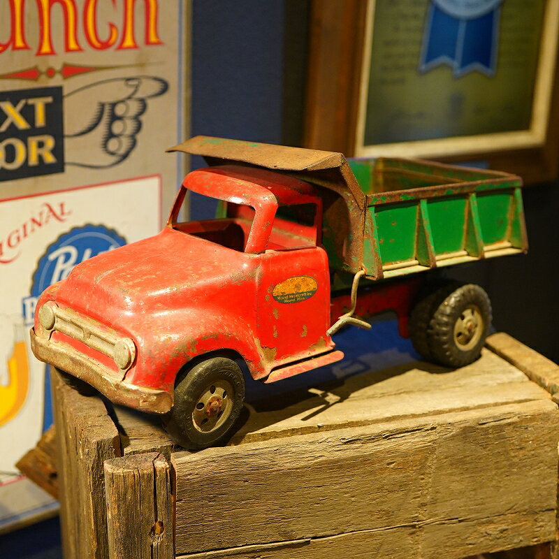 楽天SK OLDIES 楽天市場店1950's Tonka Toys Mound Metalcraft Inc. Dump Truck ダンプトラック おもちゃ ヴィンテージ ビンテージ レトロ 輸入雑貨 おしゃれ かわいい インテリア ガレージ アメリカ雑貨 アメ雑 ディスプレイ小物 オブジェ プレゼント コレクション 年代物 誕生日 30代 40代 50代