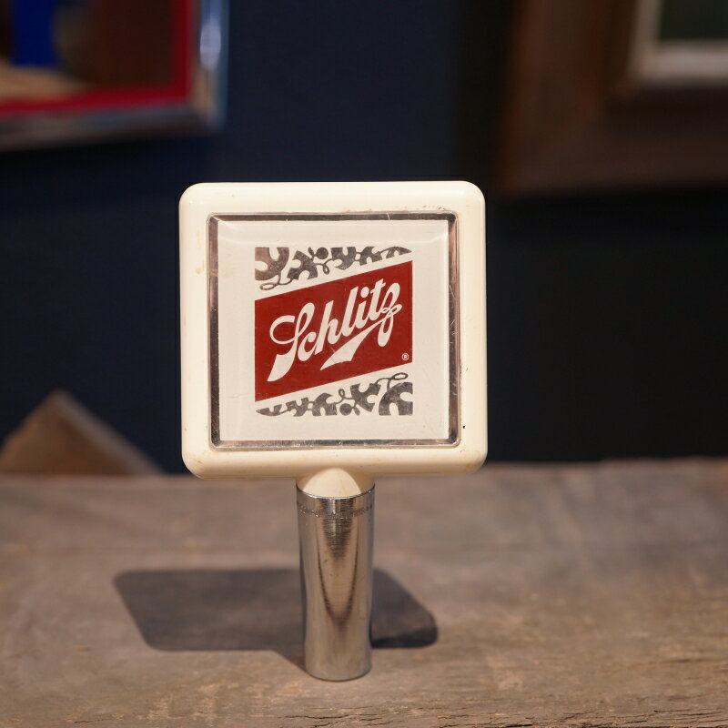 Schlitz ビールサーバーノブ シフトノブ 置物 ヴィンテージ ビンテージ レトロ 輸入雑貨 おしゃれ かわいい インテリア ガレージ アメリカ雑貨 アメ雑 ディスプレイ小物 オブジェ プレゼント コレクション 年代物 男性 大人 誕生日 20代 30代 40代 50代 60代