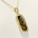 超隕石®️ イミラックパラサイト隕石®️ 隕石 18金 ダイヤモンド バチカン ネックレス ペンダント 18k ...