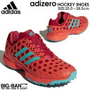 フィールドホッケー シューズ adidas アディダス アディゼロ ホッケー レッド メンズ CP9319