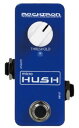 ROCKTRON Micro HUSH HUSHといえば、ノイズリダクションの代表で超定番。そのHUSHがここまで小さくMicro HUSHとなりました。HUSHを繋ぐ場所は、ノイズを発生する歪み系や、コンプレッサー等のダイナミクス系、モジュレーション系（コーラス、フランジャー、フェイザー）の後です。空間系（ディレイ、リバーブ）を使うならその前に繋ぎます。あとはTHRESHOLDノブをノイズが消えるところにセットするだけでノイズとサヨナラできます。トゥルーバイパス仕様。 電源：9V DCアダプター(別売：2.1mmセンター・マイナス） 寸法：54W x 92D x 48H mm / 重量：150G ※在庫切れの際は、お取り寄せにお時間をいただく場合がございます。